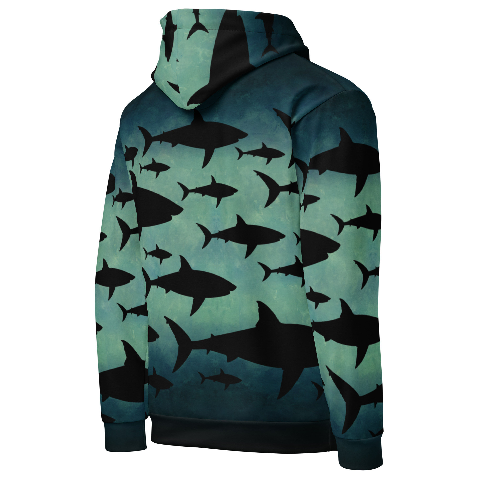 CAVIS Shark Pattern Unisex Hoodie - Image 11