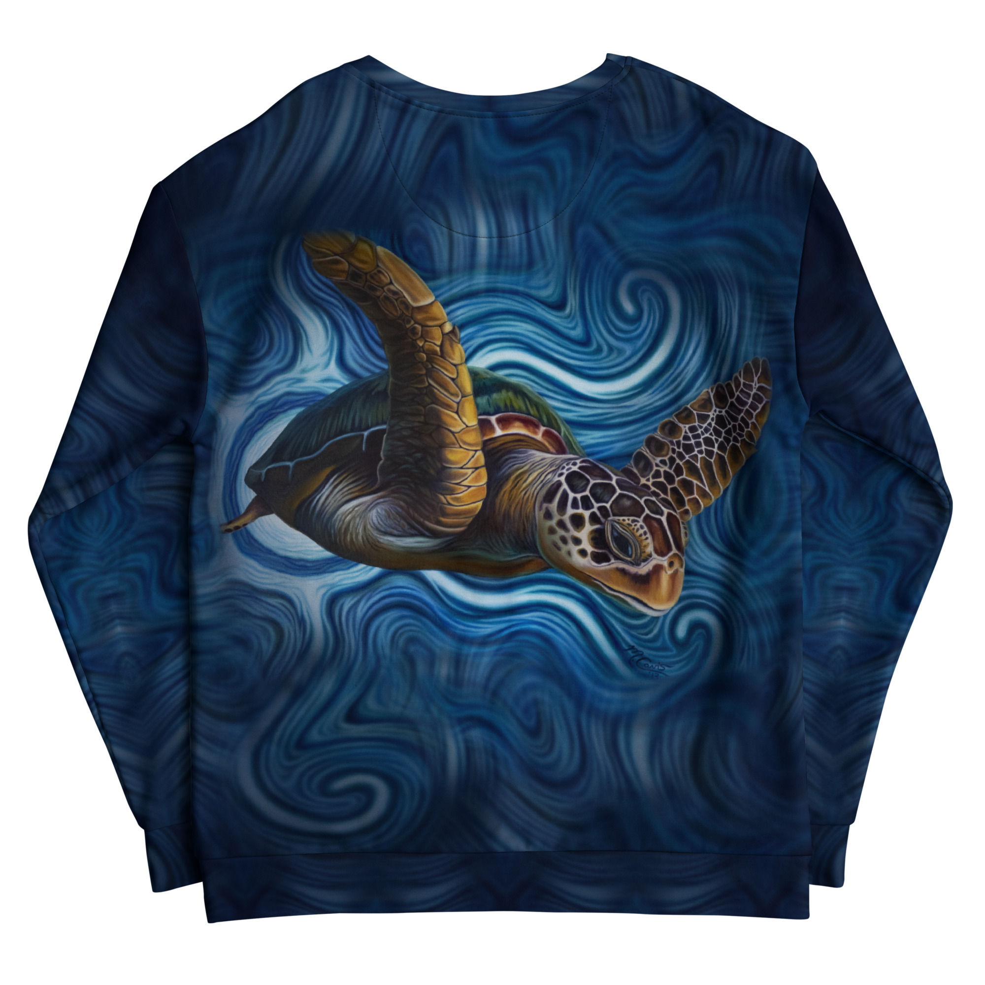 CAVIS a Sea Turtle Unisex Sweatshirt, Alternative Sea Life Long Sleeve Top - Image 20