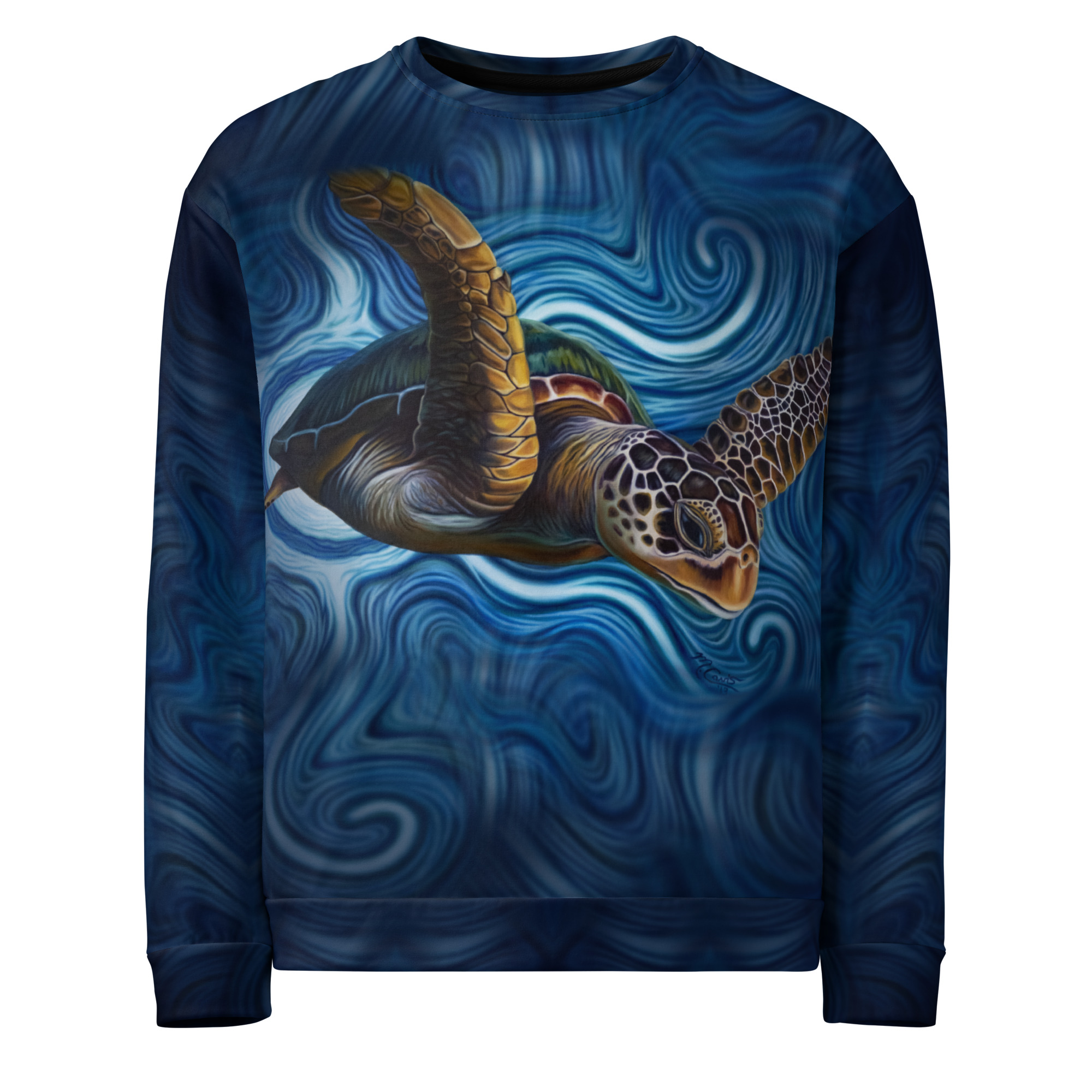 CAVIS a Sea Turtle Unisex Sweatshirt, Alternative Sea Life Long Sleeve Top - Image 15