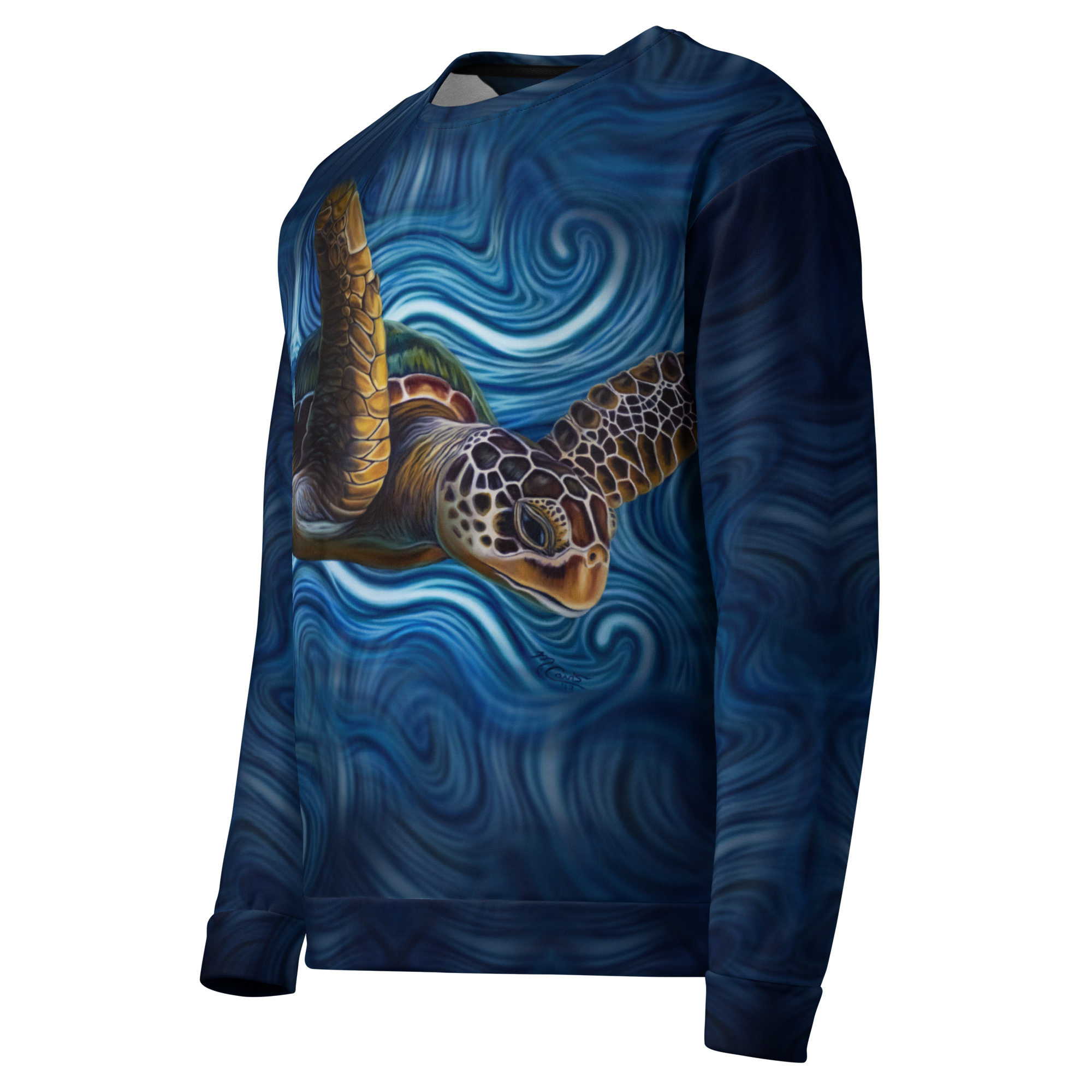 CAVIS a Sea Turtle Unisex Sweatshirt, Alternative Sea Life Long Sleeve Top - Image 12